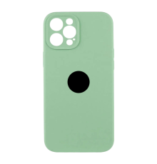Чохол Silicone Case Full Camera Protective для iPhone 12 Pro pistachio PLS-00-00155379