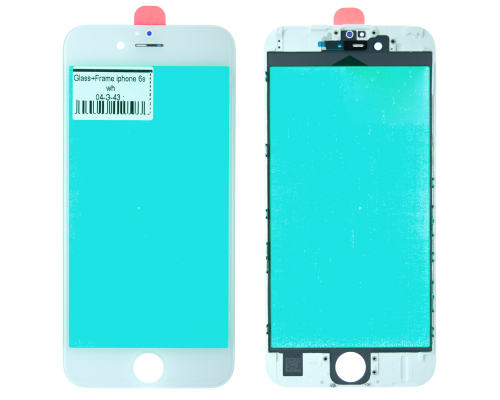 Скло дисплея iPhone 6s з рамкою white (Original China) PLS-00-00095125
