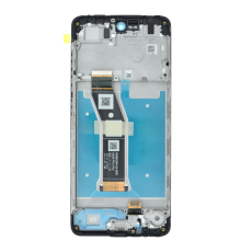 Дисплей Motorola XT2421-13 Moto E14 з сенсором та рамкою black (Original) PLS-00-00128045