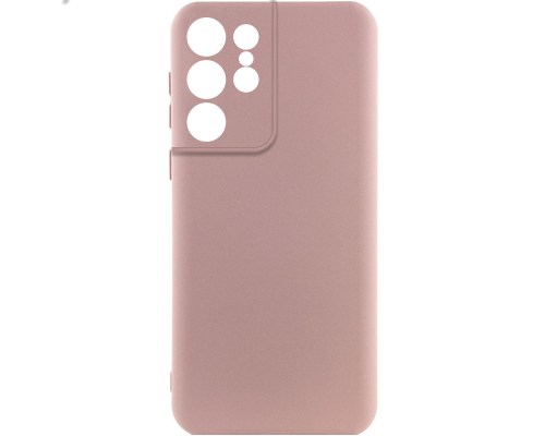 Чохол Silicone Cover Full Camera Samsung G998 Galaxy S21 Ultra pink sand PLS-00-00118364