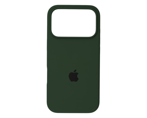 Чохол Silicone Case Full Protective iPhone 17 Pro dark green (УЦІНКА) PLS-00-00147703