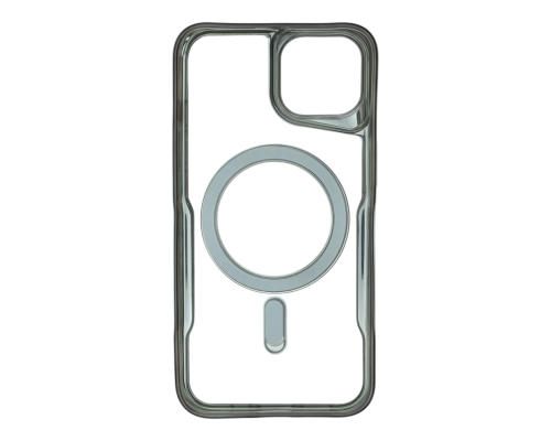 Чохол Acrilyc case with Magsafe iPhone 12 (12 Pro) natural titanium PLS-00-00134659