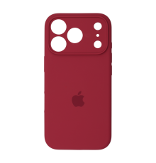 Чохол Silicone Case Full Camera Protective iPhone 17 Pro rose red PLS-00-00156012
