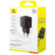 Зарядний пристрій Baseus Palm Fast Charger 20W 3A USB-C (P10111602113-00) black PLS-00-00164871