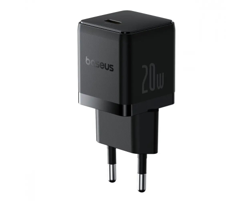 Зарядний пристрій Baseus Palm Fast Charger 20W 3A USB-C (P10111602113-00) black PLS-00-00164871