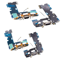 Шлейф iPhone 7 з роз'ємом зарядки black (Original China) PLS-00-00020824