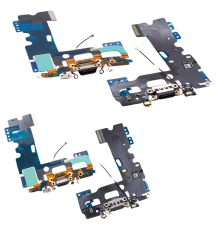 Шлейф iPhone 7 з роз'ємом зарядки black (Original China) PLS-00-00020824