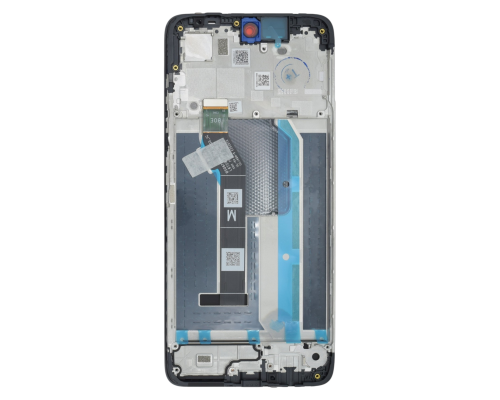 Дисплей Motorola XT2537 Moto G57 з сенсором та рамкою black (Service) PLS-00-00159718