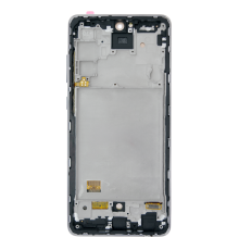 Дисплей Samsung A725 Galaxy A72 (2021) з сенсором та рамкою black (OLED) (Big size) PLS-00-00074754