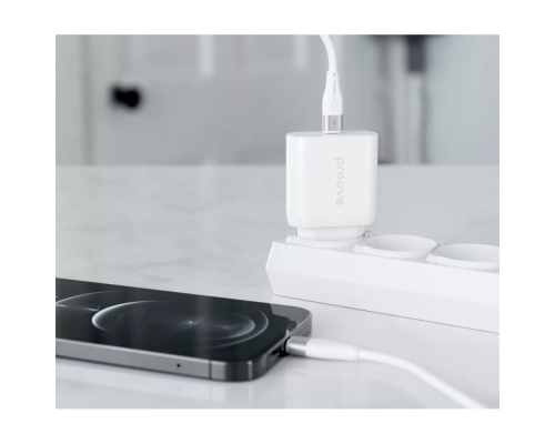 Зарядний пристрій Proove Rapid 20W 3A USB-C white PLS-00-00138611