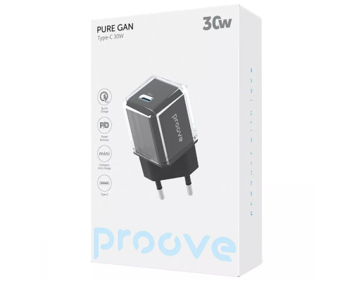 Зарядний пристрій Proove Pocket Gan 30W Type-C black PLS-00-00138627
