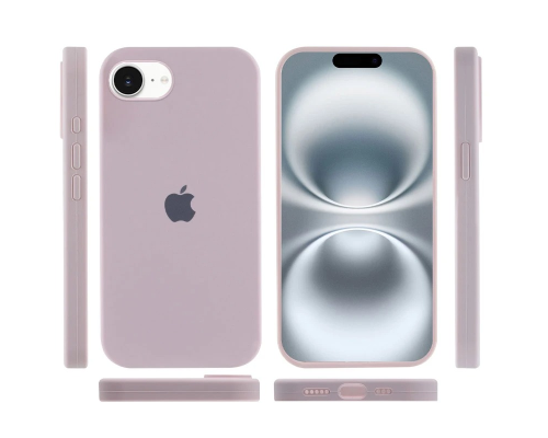 Чохол Silicone Case Full Protective iPhone 16e chalk pink PLS-00-00142240