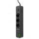Мережевий фільтр Proove Power Socket P-03 (3 розетки+4 USB+2 Type-C) 2м black PLS-00-00112615