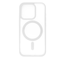 Чохол TPU+PC Сolor сase with MagSafe iPhone 16 Pro Max white PLS-00-00135396