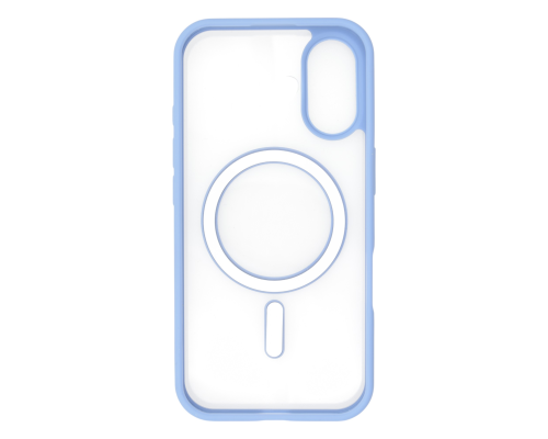 Чохол TPU+PC Сolor сase with MagSafe iPhone 16 far blue PLS-00-00135406