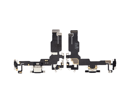 Шлейф iPhone 15 з роз'ємом зарядки black (Original Used) PLS-00-00112818