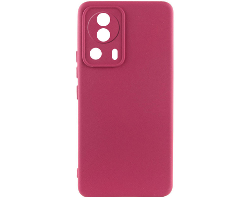 Чохол Silicone Cover Full Camera Xiaomi 13 Lite marsala PLS-00-00118523