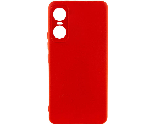 Чохол Silicone Cover Full Camera Tecno Pop 6 Pro red PLS-00-00118477