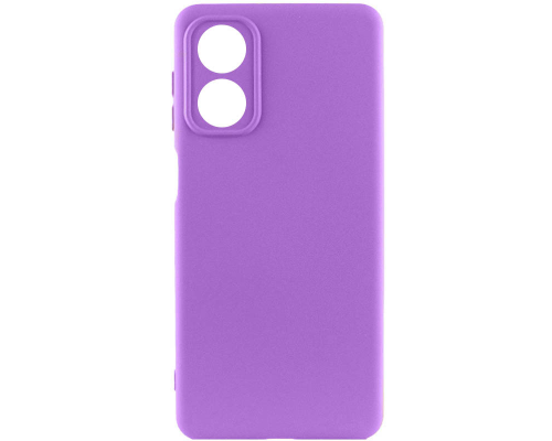 Чохол Silicone Cover Full Camera Oppo A17 purple PLS-00-00117876