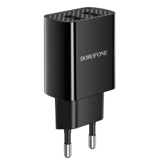 Зарядний пристрій Borofone BA53A 10.5W 2.1A 2USB-A black PLS-00-00075846