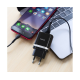 Зарядний пристрій Hoco C12Q 18W 3A 1USB-A з кабелем Micro USB black PLS-00-00115674
