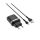 Зарядний пристрій Hoco C12Q 18W 3A 1USB-A з кабелем Micro USB black PLS-00-00115674