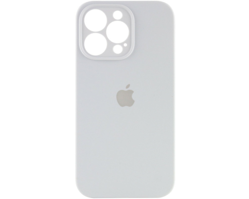 Чохол Silicone Case Full Camera Protective iPhone 15 Pro white PLS-00-00111549