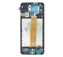 Дисплей Samsung A127 Galaxy A12 (2021) з сенсором та рамкою black (Brand Pack) PLS-00-00125782
