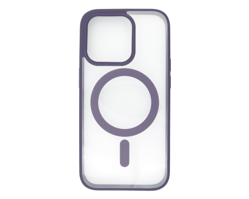 Чохол TPU+PC Сolor сase with MagSafe iPhone 14 Pro purple PLS-00-00135427