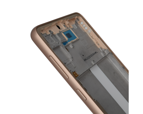 Дисплей Samsung A336 Galaxy A33 5G (2022) з сенсором та рамкою gold (OLED) (Small size) PLS-00-00141433