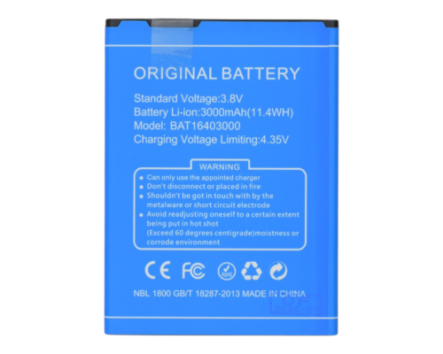 Акумулятор Doogee X6S 3000 mAh PLS-00-00064645