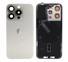 Задня кришка iPhone 15 Pro зі склом камери gray (Original China+) PLS-00-00155676