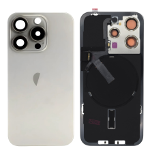 Задня кришка iPhone 15 Pro зі склом камери gray (Original China+) PLS-00-00155676