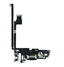 Шлейф iPhone 12 Pro Max з роз'ємом зарядки graphite (Original China) PLS-00-00107244