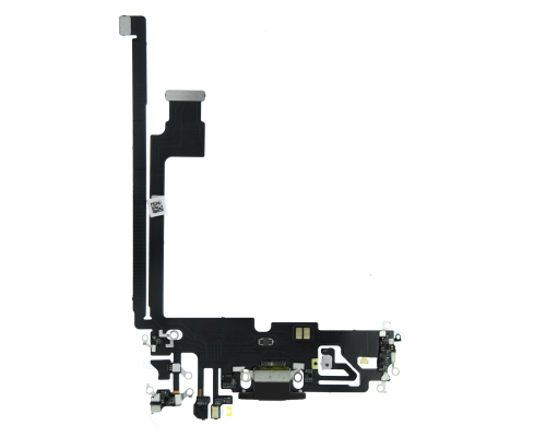 Шлейф iPhone 12 Pro Max з роз'ємом зарядки graphite (Original China) PLS-00-00107244