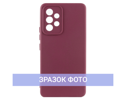 Чохол Silicone Cover Full Camera Xiaomi Poco X5 5G maroon PLS-00-00118022