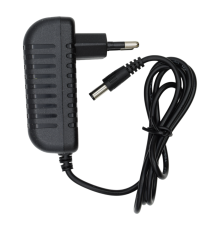 Зарядний пристрій 12V 1A to DC 5.5 x 2.5 мм black PLS-00-00153499