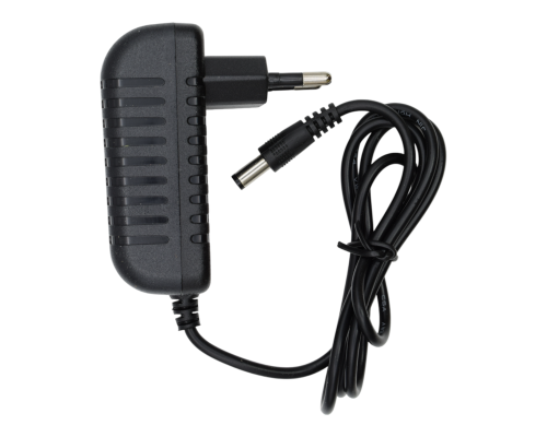 Зарядний пристрій 12V 1A to DC 5.5 x 2.5 мм black PLS-00-00153499