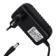 Зарядний пристрій 12V 1A to DC 5.5 x 2.5 мм black PLS-00-00153499