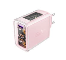 Зарядний пристрій Acefast A45 65W 3A USB-A+2USB-С pink PLS-00-00124911