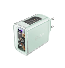 Зарядний пристрій Acefast A45 65W 3A USB-A+2USB-С turquoise PLS-00-00124912