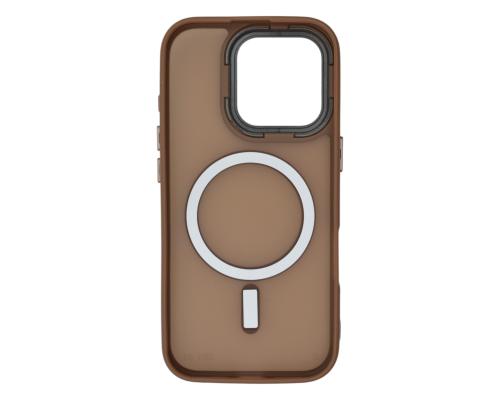 Чохол TPU+PC Metal Buttons with MagSafe iPhone 16 Pro Max desert titanium PLS-00-00135459