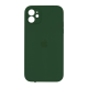 Чохол Silicone Case Квадратні Борти Full Camera iPhone 11 dark green PLS-00-00097840