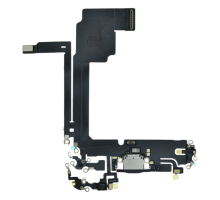 Шлейф iPhone 15 Pro Max з роз'ємом зарядки black titanium (Original China) PLS-00-00112859