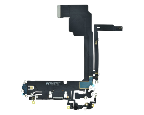 Шлейф iPhone 15 Pro Max з роз'ємом зарядки black titanium (Original China) PLS-00-00112859