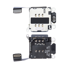 Роз'єм Sim карти iPhone 13 (One Sim) зі шлейфом PLS-00-00086198