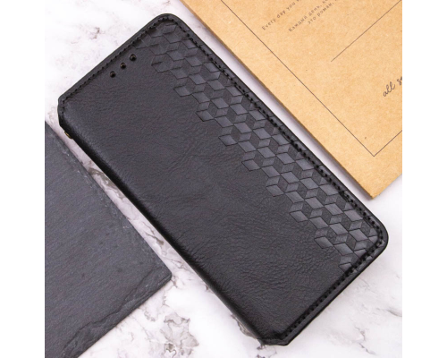 Чохол-книжка Leather Cubic Xiaomi Redmi Note 13 Pro 5G black PLS-00-00131700
