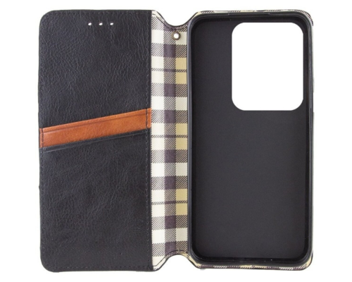 Чохол-книжка Leather Cubic Xiaomi Redmi Note 13 Pro 5G black PLS-00-00131700