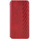 Чохол-книжка Leather Cubic Samsung A256 Galaxy A25 red PLS-00-00131645