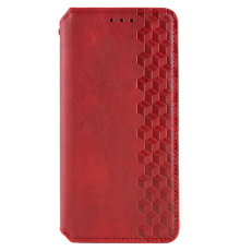 Чохол-книжка Leather Cubic Xiaomi Redmi 13 red PLS-00-00131664